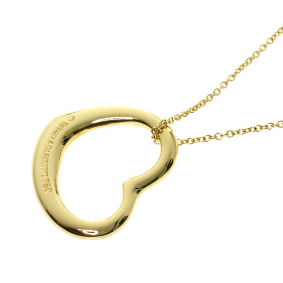 Tiffany Open Heart Necklace Yellow Gold - Picture 2 of 4